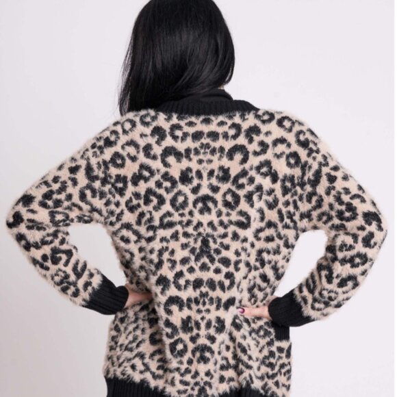NWT Midnight Hour Punk's Not Dead Leopard Cardigan - Picture 6 of 8